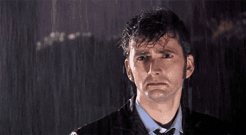 doctor who standing in the rain