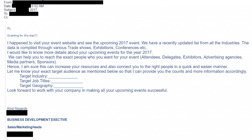 Five Worst Cold Emails Ever Seen | Nutshell
