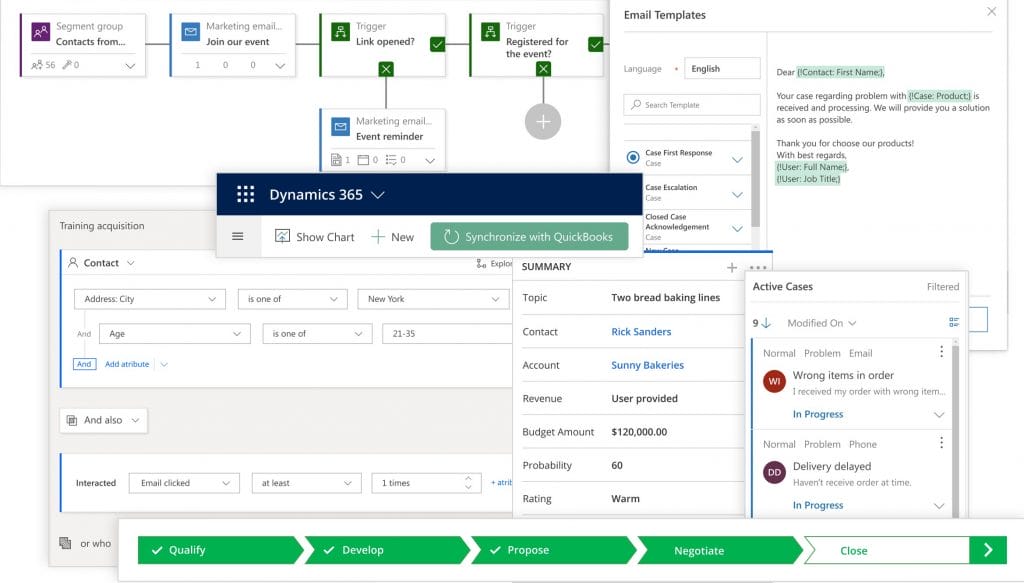 a screenshot of dynamics 365 showing a summary of two bread baking times