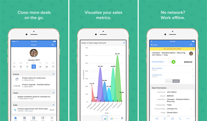 zendesk sell iphone crm app
