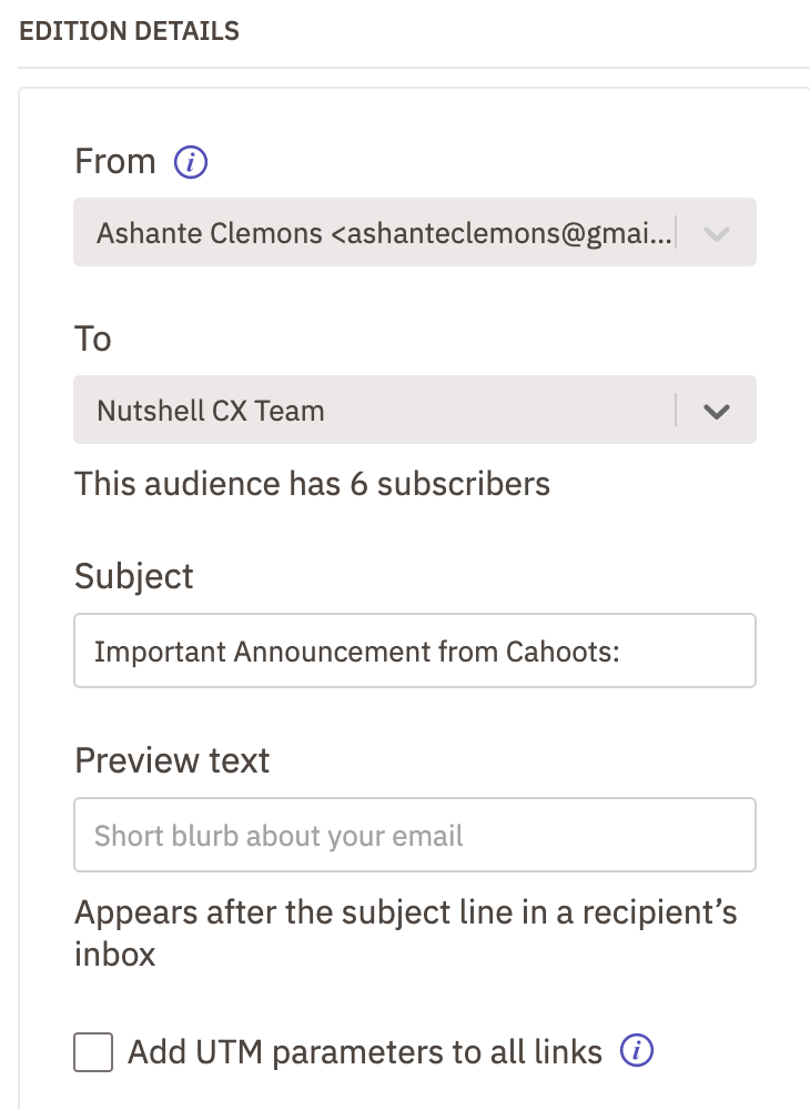 Announcing Nutshell Campaigns Email Marketing Powered by Your CRM