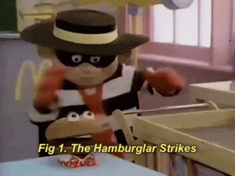 Hamburglar demonstrates the thief type of pattern interrupt