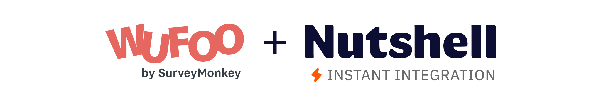 a logo for a company called Wufoo and Nutshell's logo