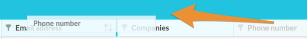 an arrow points to the phone number and email address