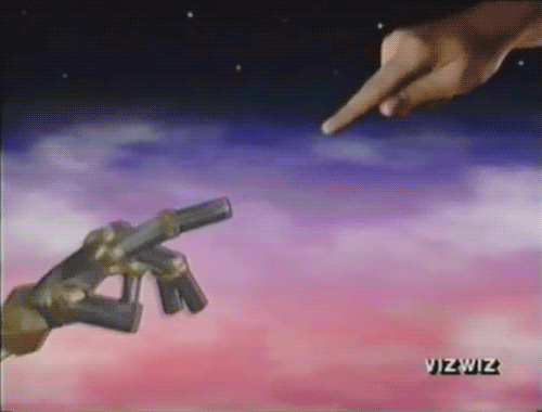 kaksi toisiaan kohti kurottelevaa kättä, joiden alaosassa on teksti vizwiz.