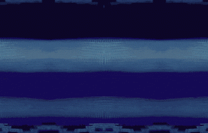 a dark blue background with a few white lines on it mimicking a scanner