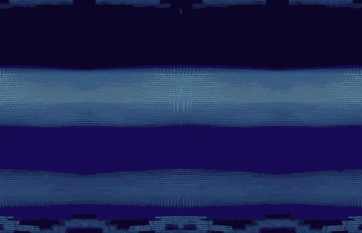 un fond bleu foncé avec quelques lignes blanches imitant un scanner