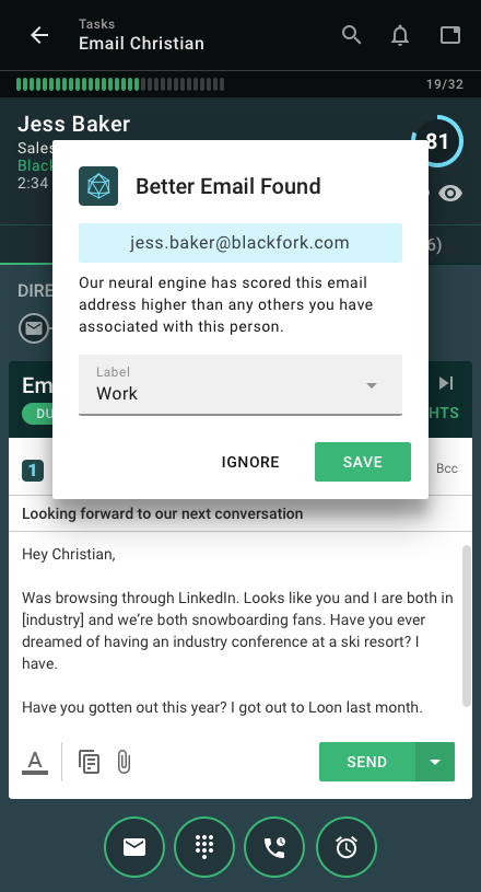 Inside Sales b2b sales prospecting software