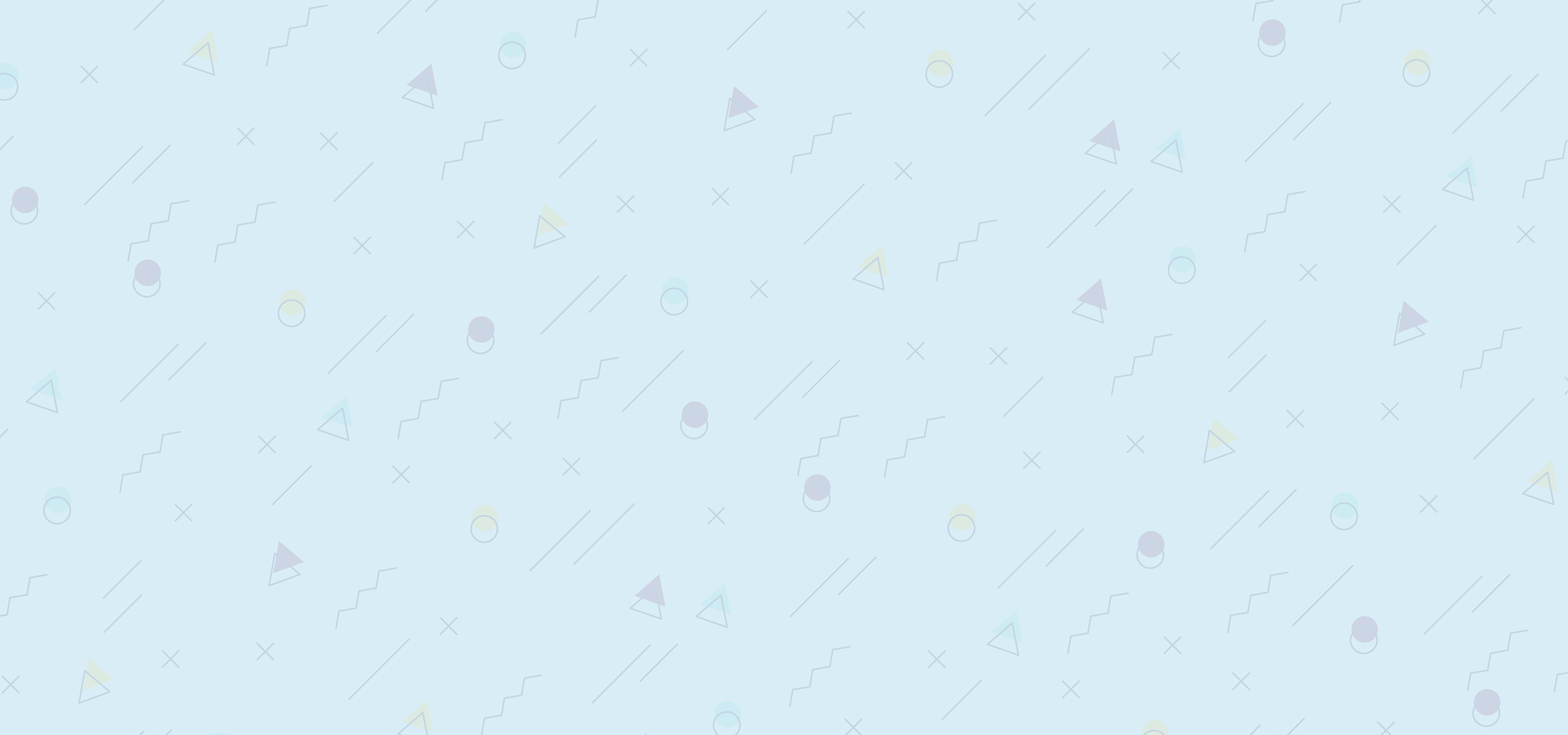 a light blue background with geometric shapes and lines