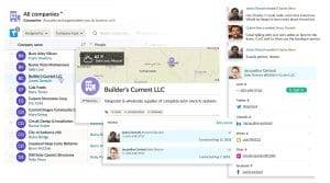 a screenshot of all lead with the builder's current llc lead highlighted