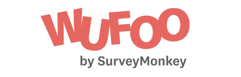 a red Wufoo logo on a white background