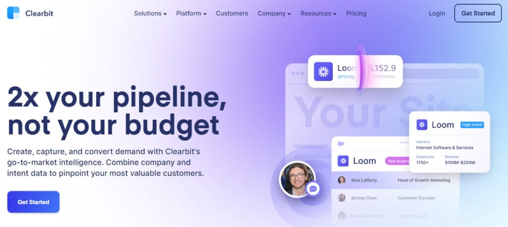 clearbit data enrichment tools