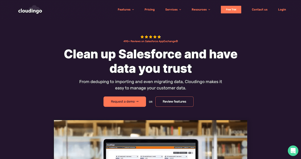 Cloudingo data scrubbing tool