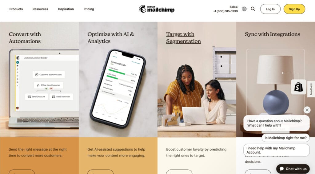 mailchimp email management tool