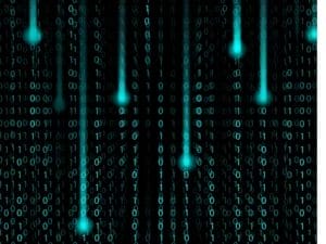 a black background with a lot of numbers on it