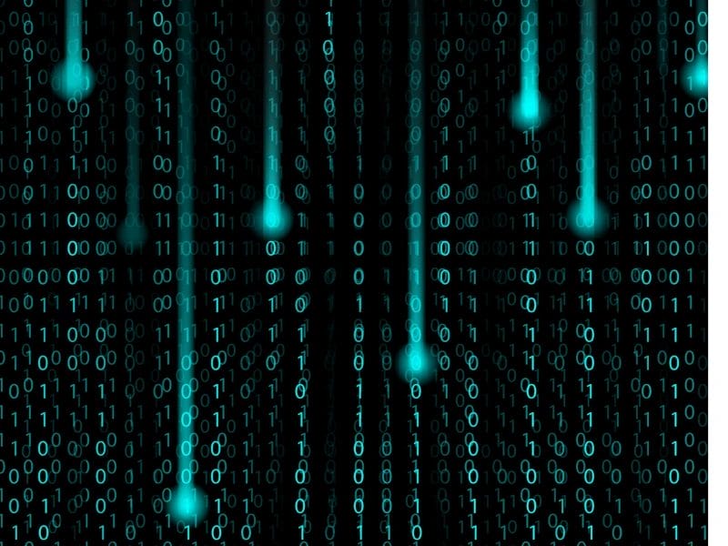 a black background with a lot of numbers on it