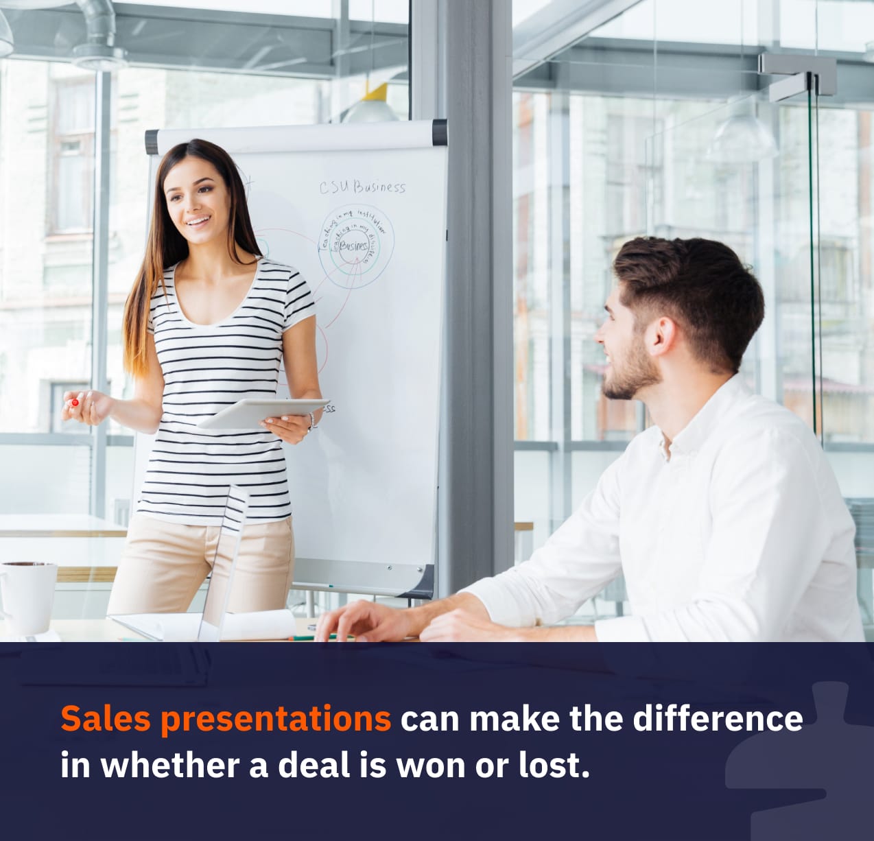 Sales presentations can make the difference in whether a deal is won