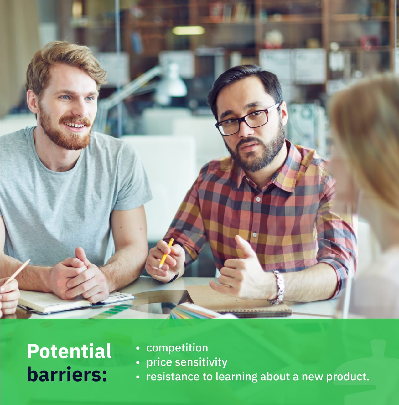 a group of people doing sales planning