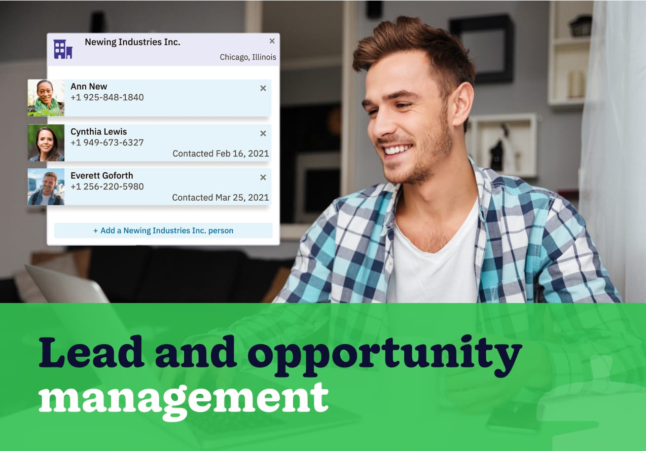 Lead and opportunity management