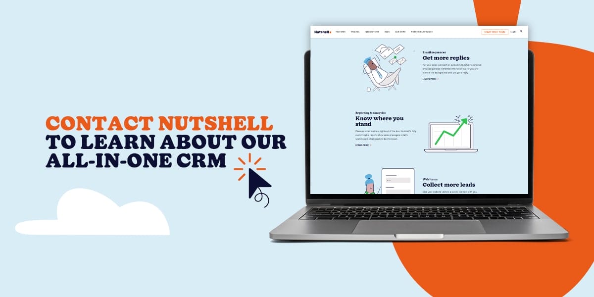 Contact Nutshell to learn about our all-in-one CRM