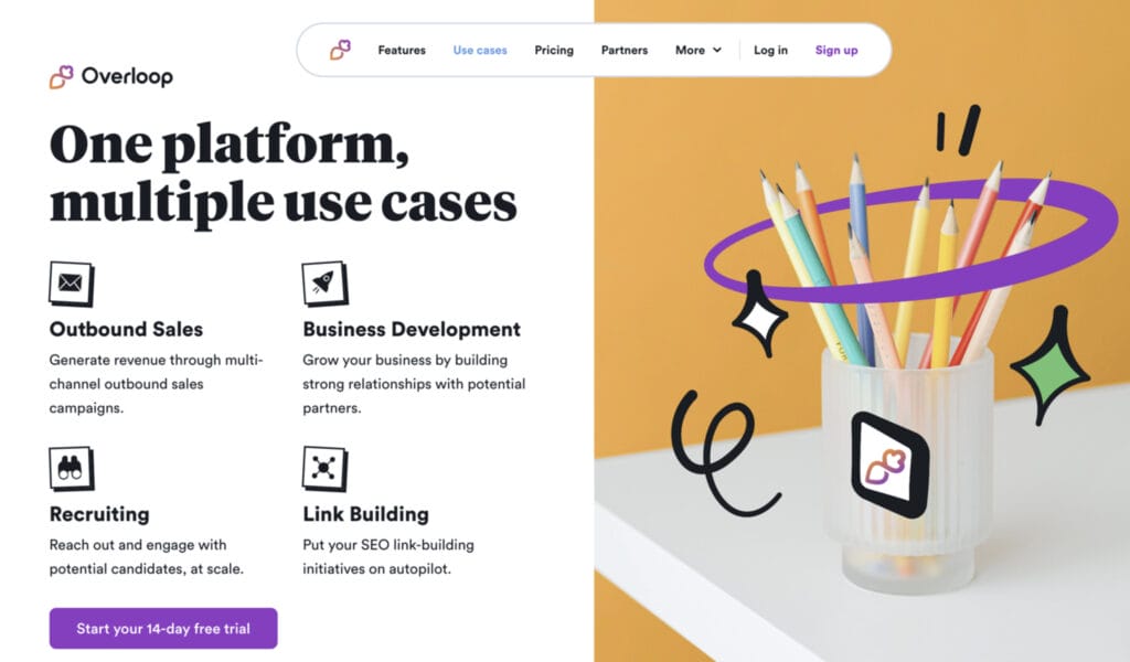 Overloop b2b prospecting tool