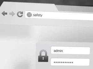 a browser screen with the word safety in the address bar