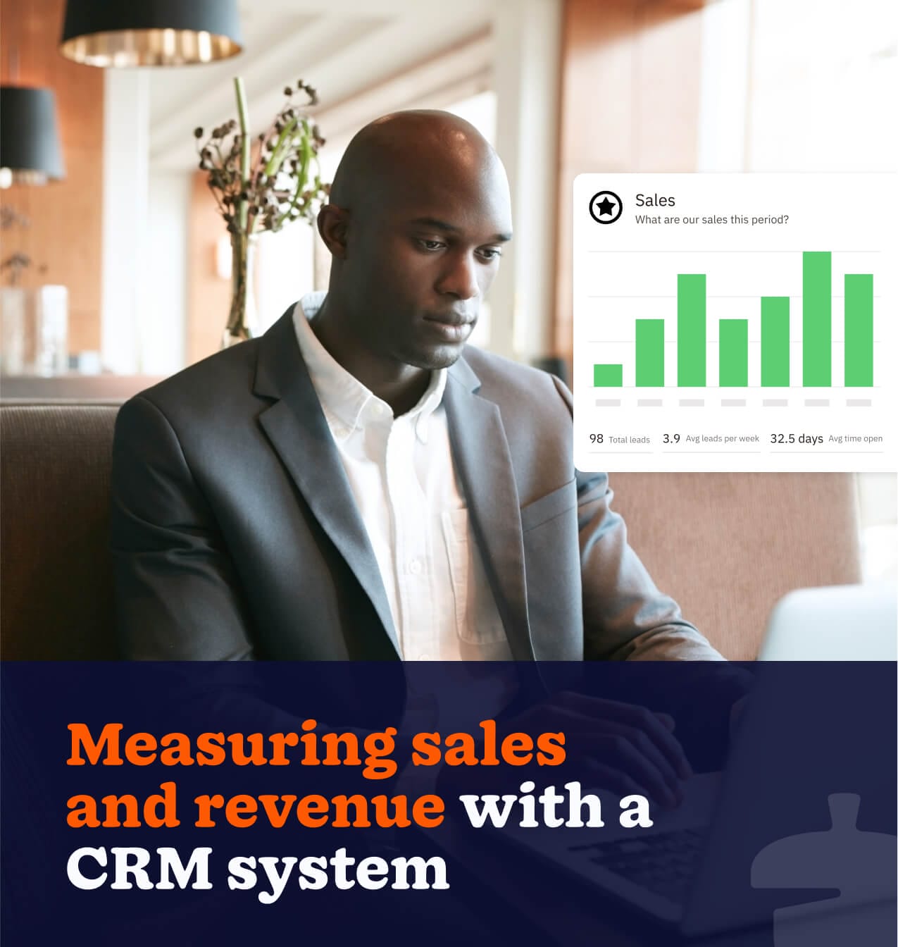 Measuring sales and revenue with a CRM system