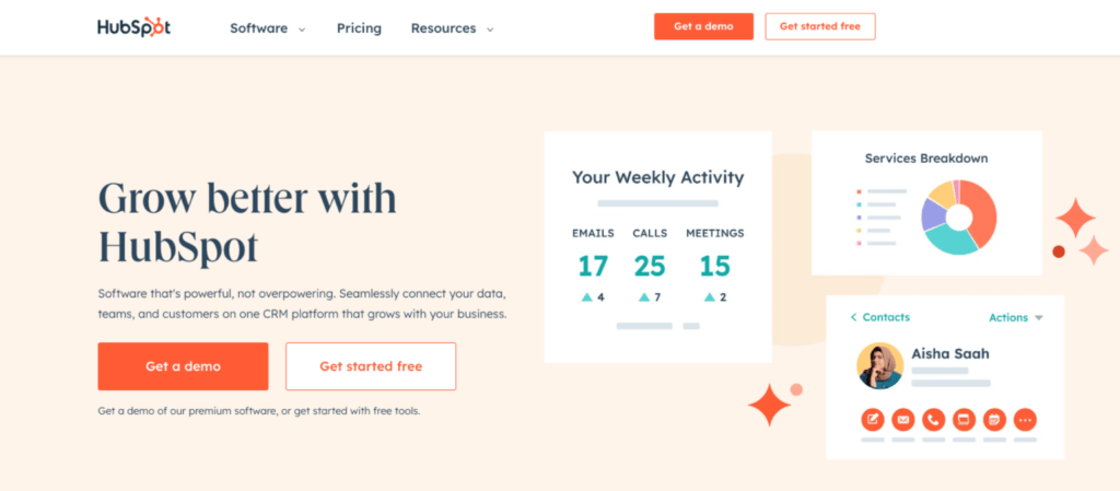 hubspot crm real estate software