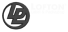 et sort og hvidt Lofton-logo