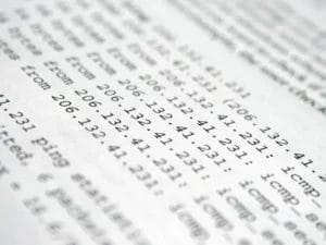 a closeup of a page of a book with numbers on it