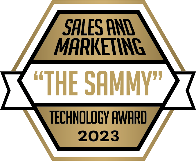 badge for the sammy sales and marketing technology award 2023
