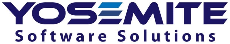 Yosemite Software Solutions-logo på hvit bakgrunn