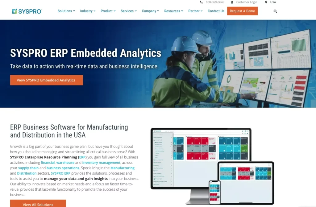 syspro erp manufacturing software