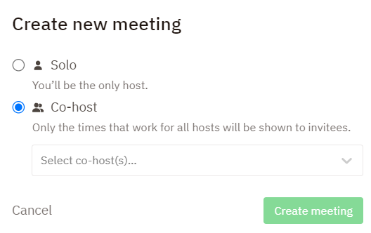 Host selection dialog in Scheduler