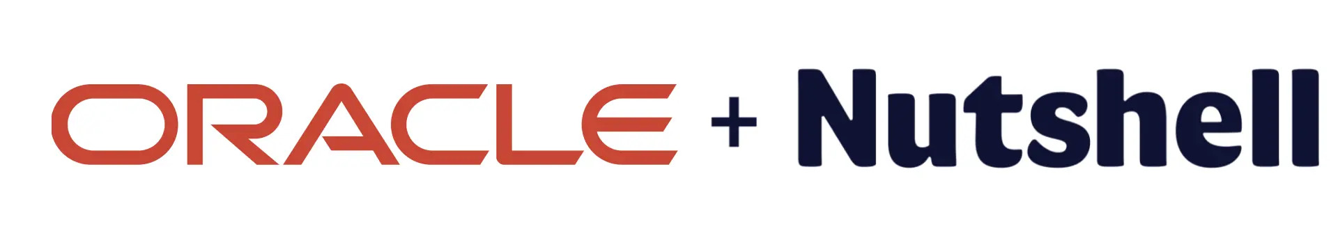 Oracle and Nutshell logos integration graphic