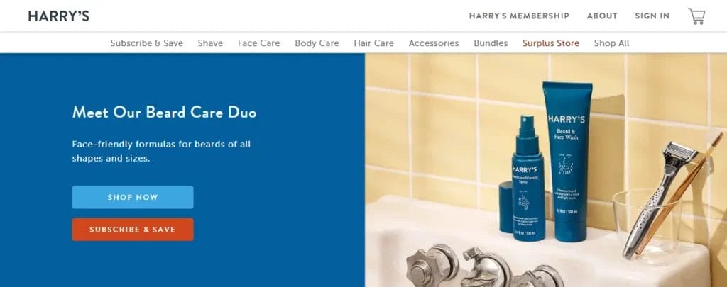 visual cue example from harry’s