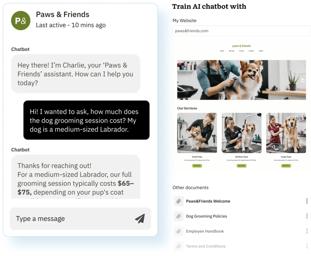 Nutshell CRM AI Chatbot - Add an AI-powered chatbot to your website to collect leads 24-7