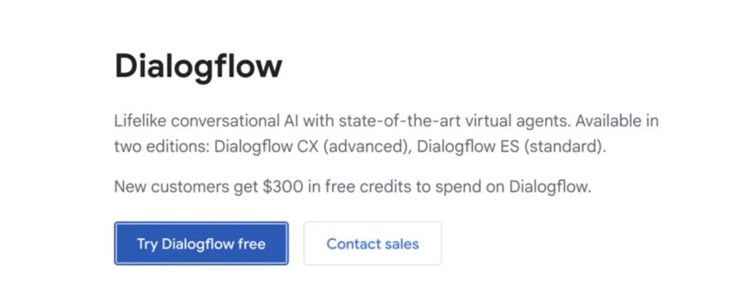 a popup advertising dialogflow a lifelike conversational ai with state-of-the-art virtual agents