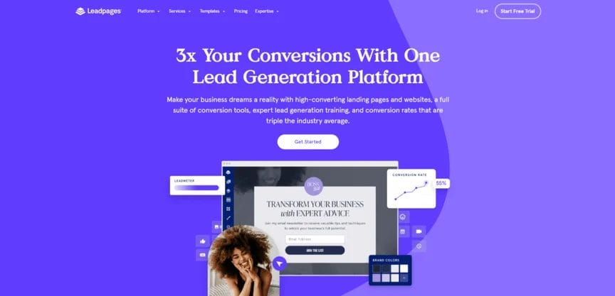 Leadpages is one of the best landing page builders