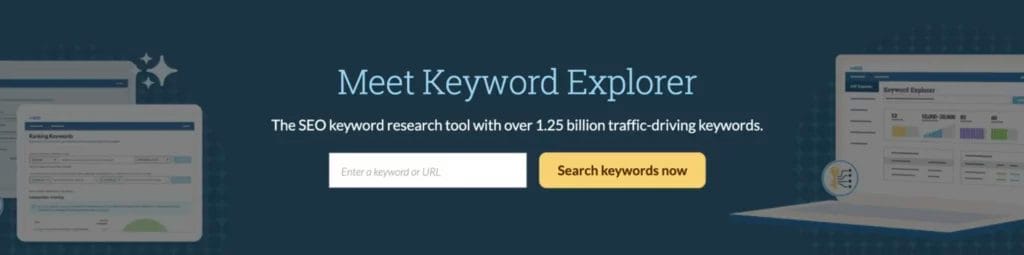 Screenshot of Moz Keyword Explorer