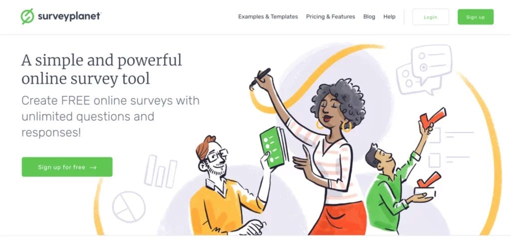 SurveyPlanet homepage