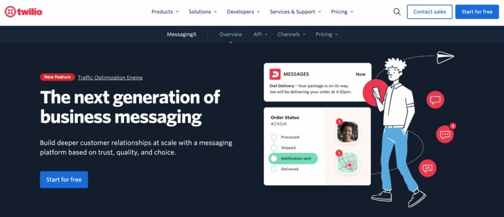 Twilio as one of the best SMS marketing applications