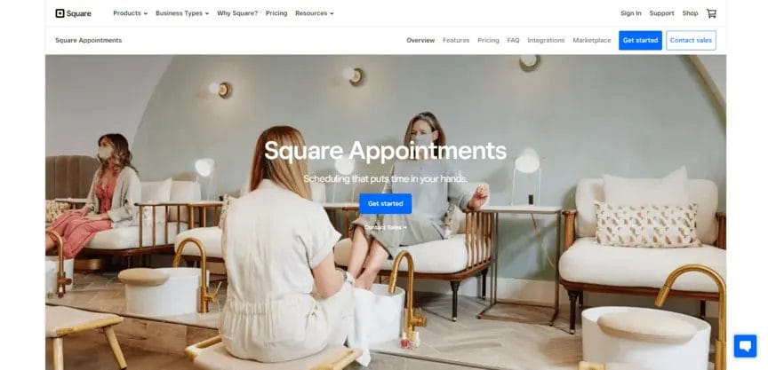 Square Appointments scheduling tool