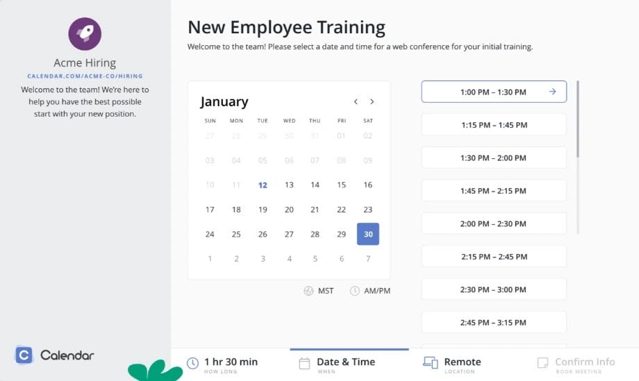 Calendar online calendar app screenshot