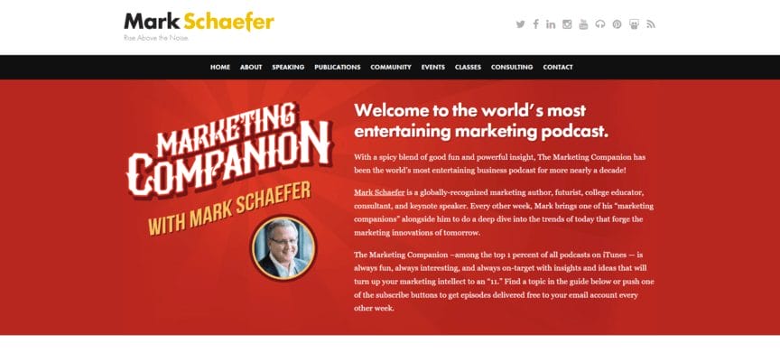 The Marketing Companion is one of the best marketing podcasts