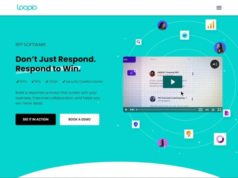 Loopio proposal software image