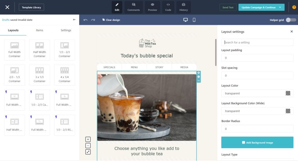 Moosend screenshot for the best email marketing platforms post