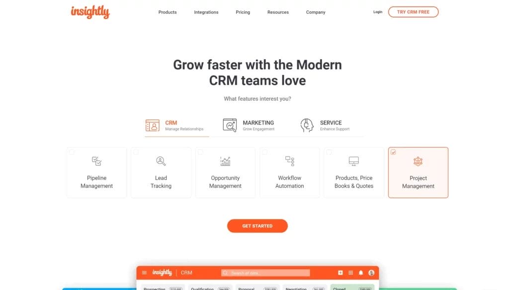insightly monday.com alternative