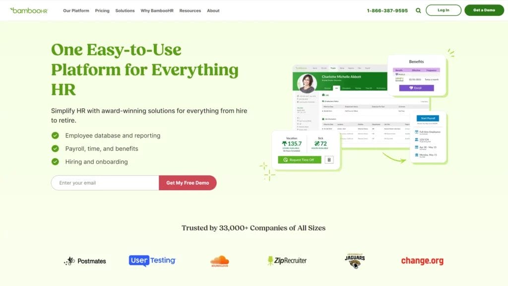BambooHR is one of the best applicant tracking systems