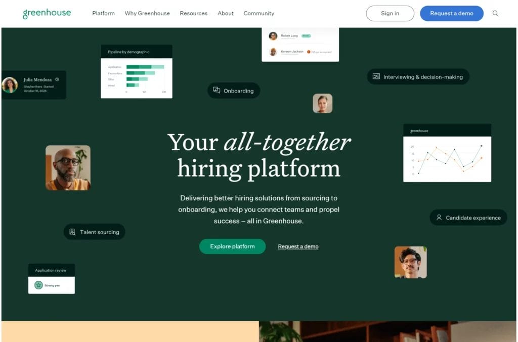 Greenhouse is one of the best applicant tracking systems